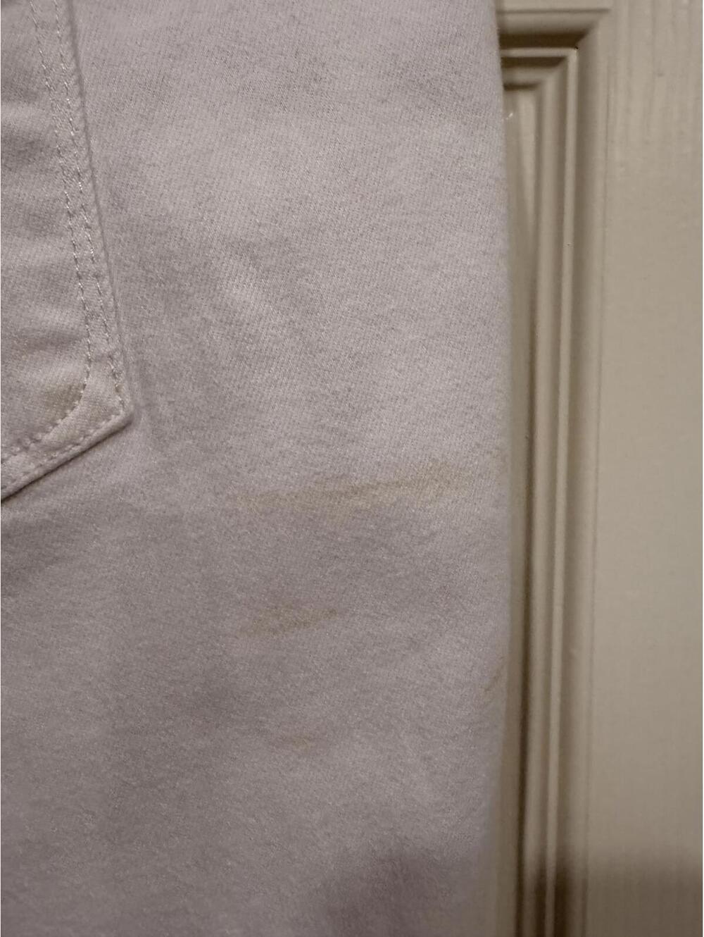 #65 GOOD AMERICAN SZ. 20-26 Cropped White Jeans NWT - Picture 6 of 9